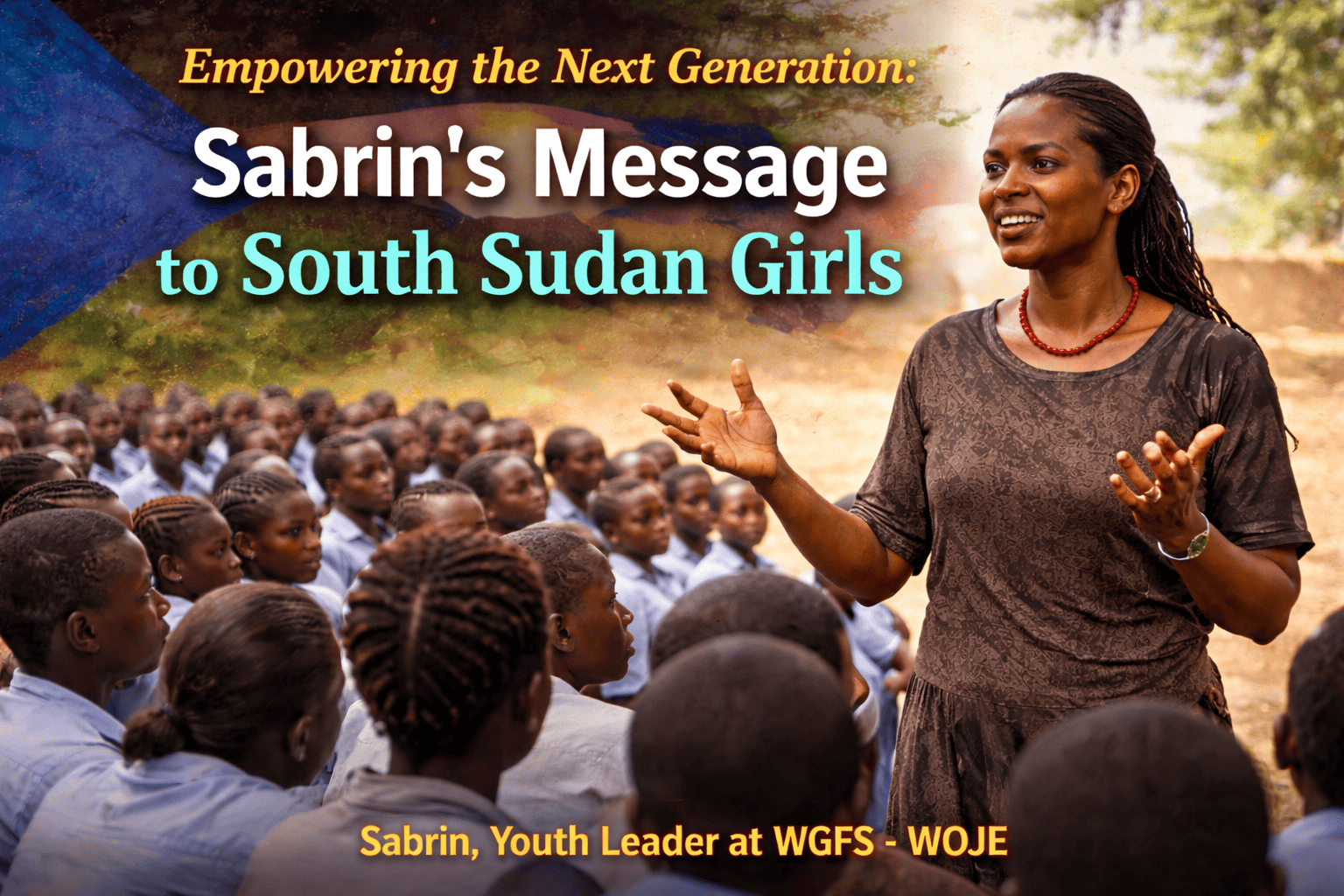 Empowering the Next Generation: Sabrin's Message to South Sudan Girls