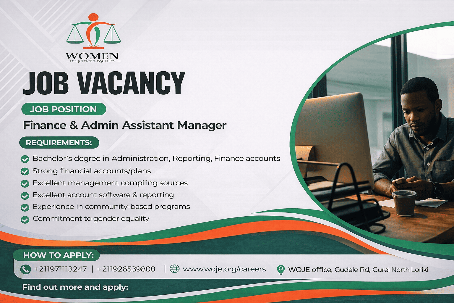 Join Our Team: Finance and Admin Assistant Manager